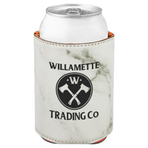 Beverage Holders - Koozies - White Marble