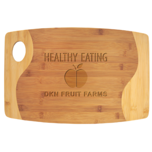 Cutting Boards - Bamboo w/Handle - 15 x 10.25 Two-Tone