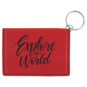 Keychain ID Holder - Leatherette