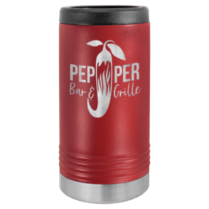 Beverage Holders - Polar Camel Insulated Holders - Maroon Narrow