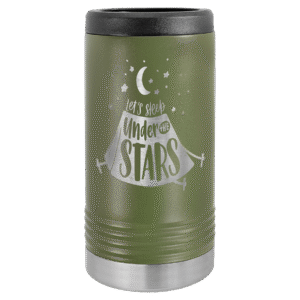 Beverage Holders - Polar Camel Insulated Holders - Olive Green Narrow