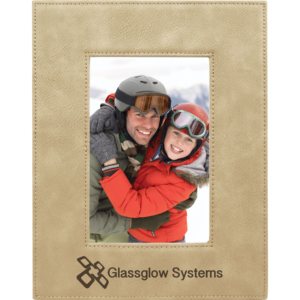 Picture Frames - 4" x 6" Leatherette - Light Brown