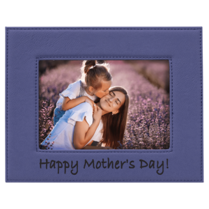 Picture Frames - 5" x 7" Leatherette - Purple