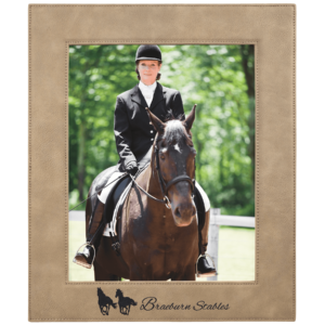 Picture Frames - 8" x 10" Leatherette - Light Brown