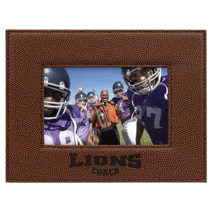 Sports Picture Frames - 4" x 6" Leatherette