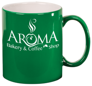 Ceramic Mugs - 11oz. - Green
