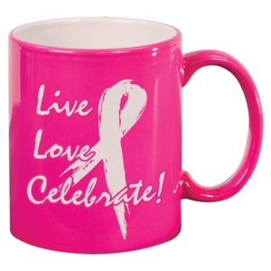 Ceramic Mugs - 11oz. - PInk