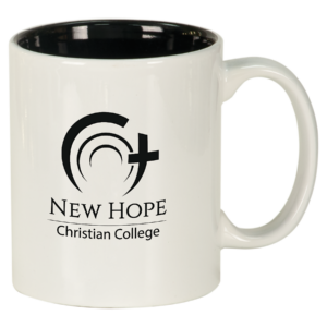 Ceramic Mugs - 11oz. - White/Black