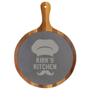 Cutting Serving Boards - Acacia Wood & Slate - 10.5 x 14.5