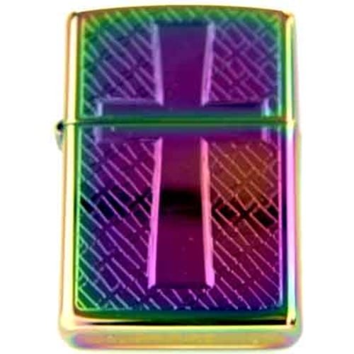 Spectrum Multi Color Cross Zippo Lighter - 68959