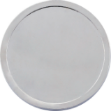Challenge Coins - 1.75" Double Sided - Silver Plain Edge