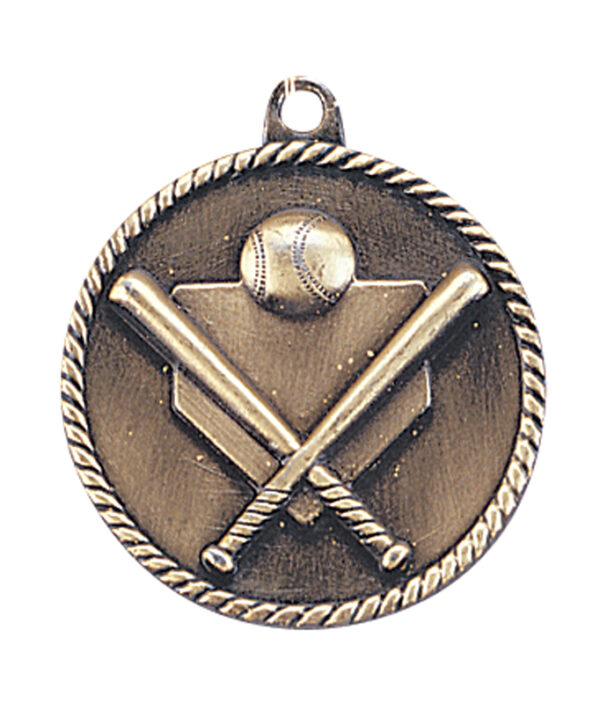 High Relief Medals w/Neck Ribbon - 2"