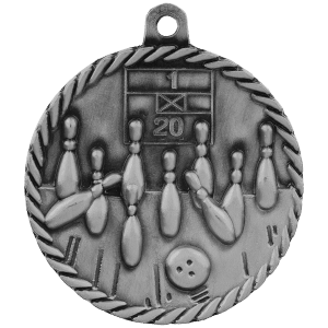 Bowling Medal - Silver