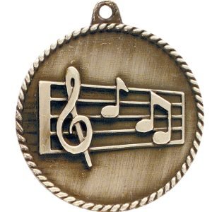 Music Medal - Gold