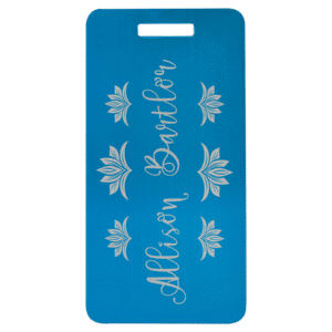 Luggage Tags - Anodized Aluminum - Blue