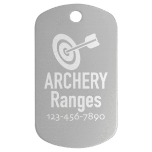 G.I. (Dog) Tags - Silver Anodized Alum.