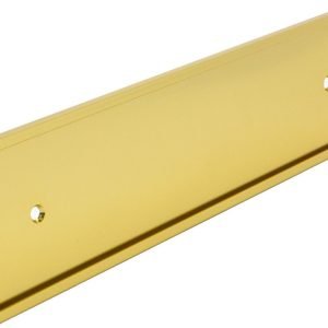 8"(W) x 2"(H) Bright Gold Aluminum Wall Holder