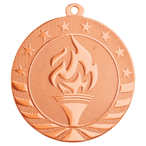 2" Torch Medal