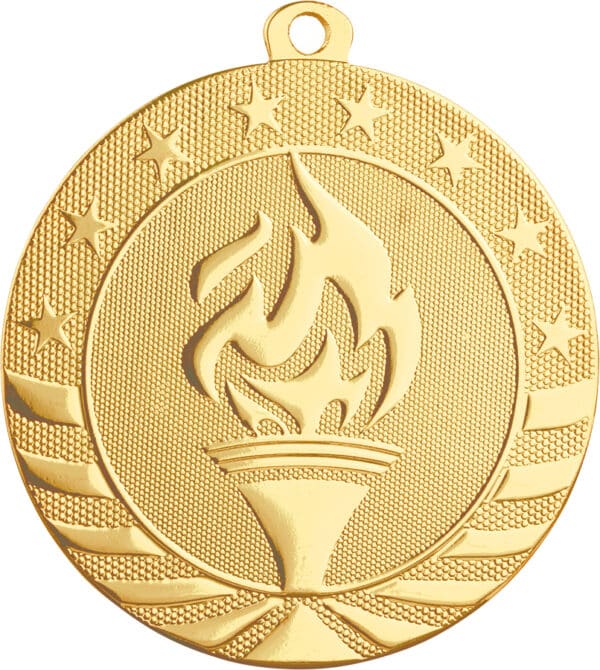 Starbrite Medals w/Neck Ribbon - 2.75"
