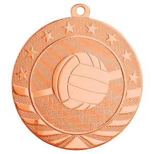2" Volleyball Medal