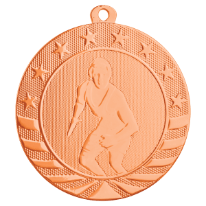 2" Male Wrestling Medal