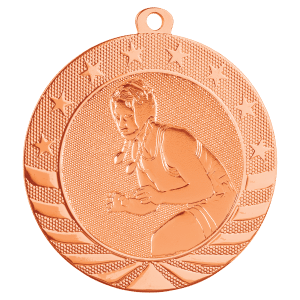 2" Female Wrestling Medal