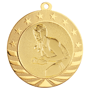 2" Female Wrestling Medal