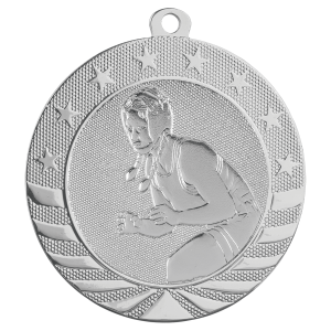 2" Female Wrestling Medal