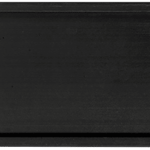 8"(W) x 1"(H) Black Aluminum Wall Bracket for 1/16" Plastic