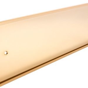 12"(W) x 4"(H) Rose Gold Aluminum Wall Bracket for 1/16" Plastic