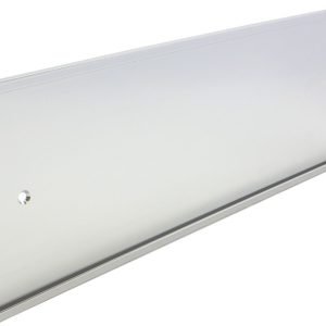 12"(W) x 4"(H) Silver Aluminum Wall Bracket for 1/16" Plastic