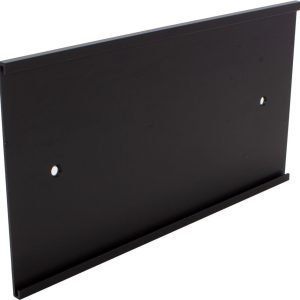 8"(W) x 4"(H) Black Aluminum Wall Bracket for 1/16" Plastic