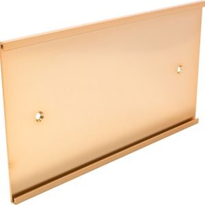 8"(W) x 4"(H) Rose Gold Aluminum Wall Bracket for 1/16" Plastic
