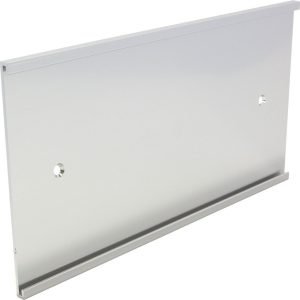 8"(W) x 4"(H) Silver Aluminum Wall Bracket for 1/16" Plastic