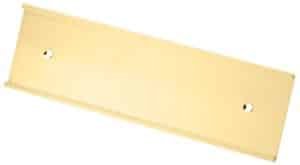 8"(W) x 1"(H) Bright Gold Aluminum Wall Bracket for 1/16" Plastic