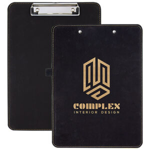 Clipboards - Leatherette - Black/Gold