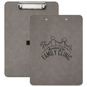 Clipboards - Leatherette - Gray