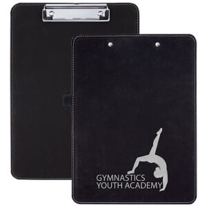 Clipboards - Leatherette - Black/Silver
