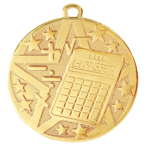 2" Math Medal