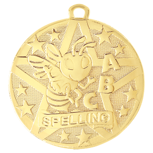 2" Spelling Medal