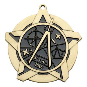 2.25" Math Medal
