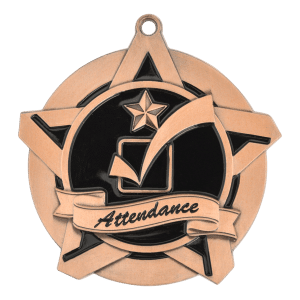 2.25" Attendance Medal