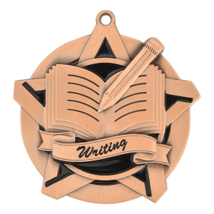 2.25" Writing Medal