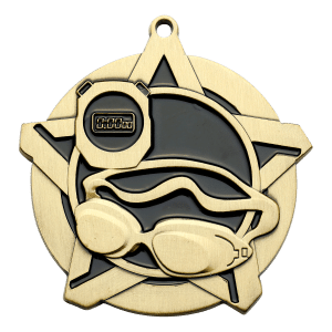2.25" Swimming Medal
