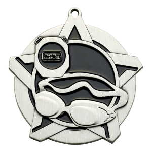 2.25" Swimming Medal