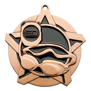 2.25" Swimming Medal
