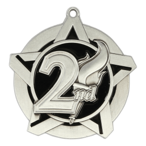 2.25" Second Place Medal