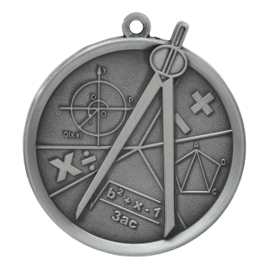 2" Math Medal