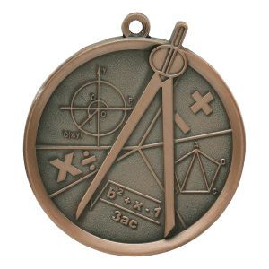 2" Math Medal
