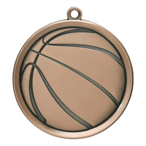 2" Basketball Medal